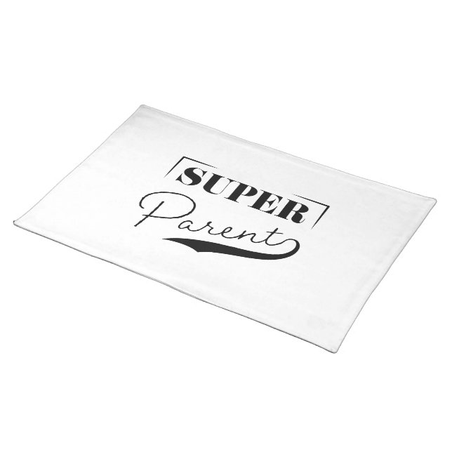 Super Parent Cloth Placemat (On Table)