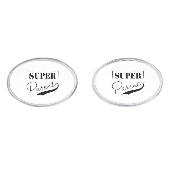 Super Parent Cufflinks (Front)