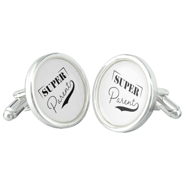 Super Parent Cufflinks (Angled)
