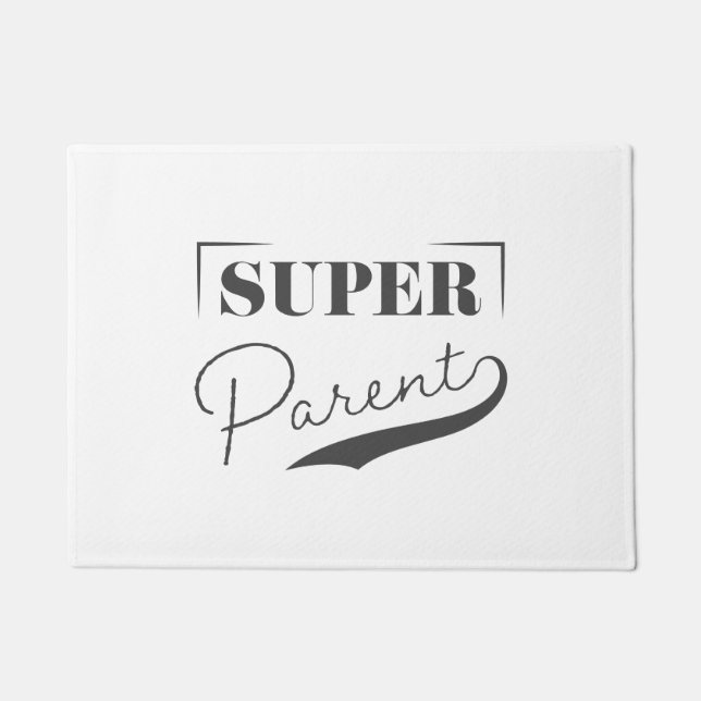 Super Parent Door Mat (Front)