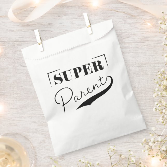 Super Parent Favor Bag (Clipped)