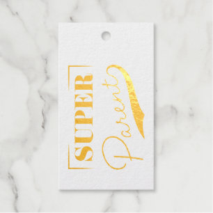 Super Parent Foil Gift Tags