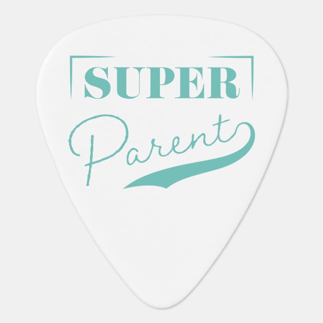 Super Parent Guitar Pick (Front)