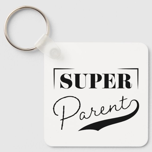 Super Parent Keychain (Front)