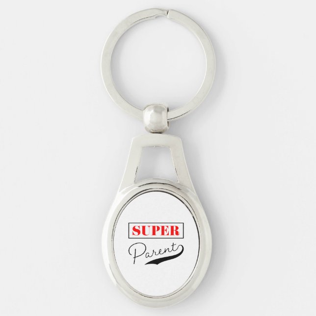 Super Parent Keychain (Front)