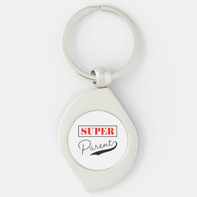 Super Parent Keychain (Front)
