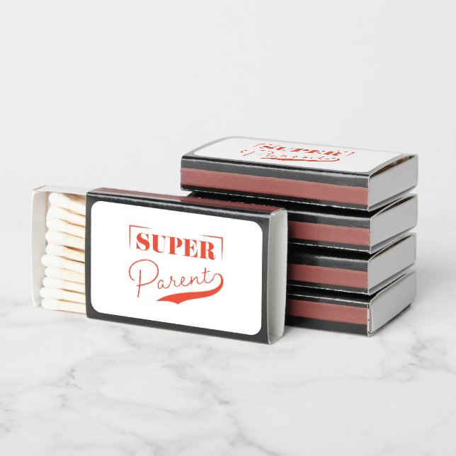 Super Parent Matchboxes (Stacked)