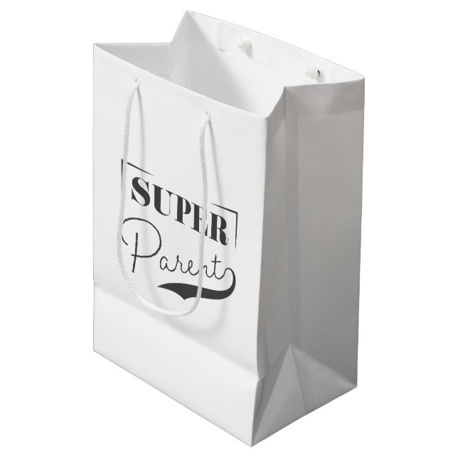 Super Parent Medium Gift Bag (Front Angled)