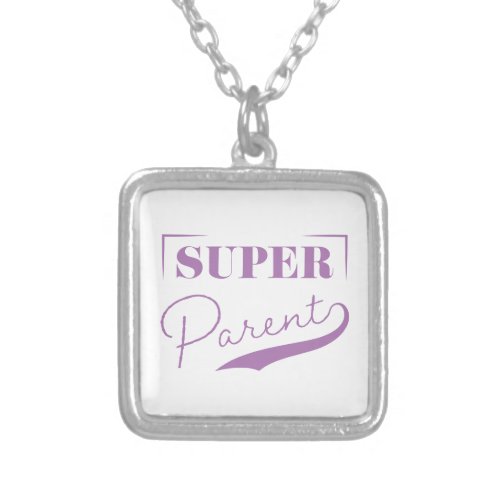 Super Parent Silver Plated Necklace