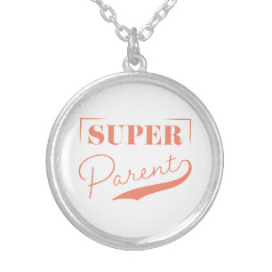Super Parent Silver Plated Necklace