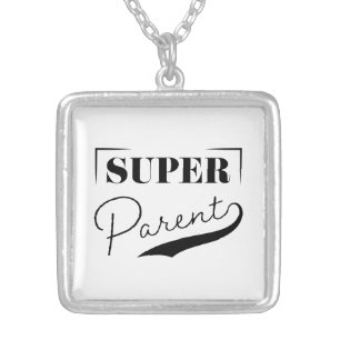 Super Parent Silver Plated Necklace