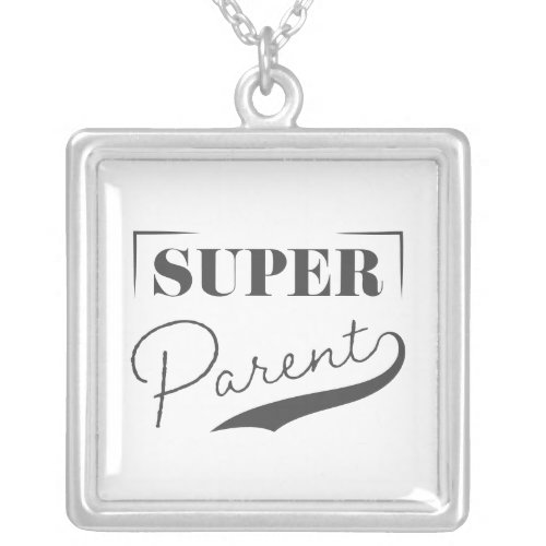 Super Parent Silver Plated Necklace