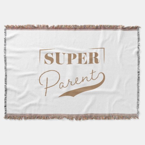 Super Parent Throw Blanket