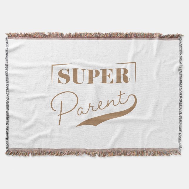Super Parent Throw Blanket (Front)