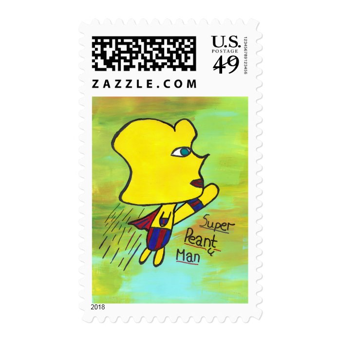 Super Peanut Man stamp