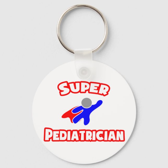 Super Pediatrician Keychain (Front)