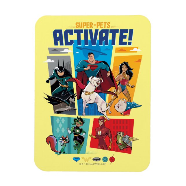 Super-Pets & Justice League - Activate! Magnet (Vertical)