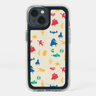 Super-Pets & Justice League Silhouette Pattern Speck iPhone 13 Case