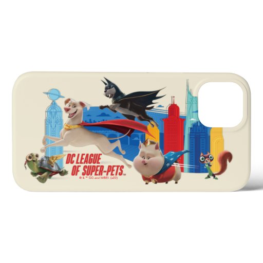 Super-Pets Patrolling Metropolis iPhone 13 Case