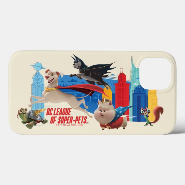 Super-Pets Patrolling Metropolis Case-Mate iPhone Case (Back (Horizontal))