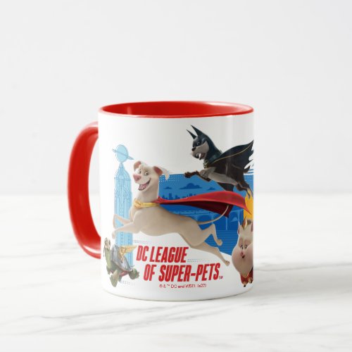 Super_Pets Patrolling Metropolis Mug