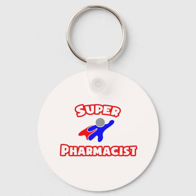 Super Pharmacist Keychain (Front)