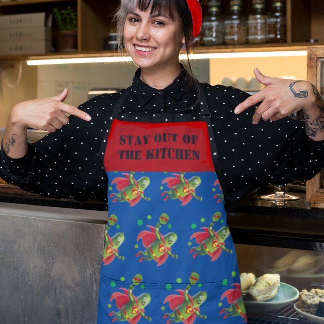 Super Pickleman Personalized  Apron (Mom's the Boss!)