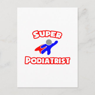 Super Podiatrist Postcard