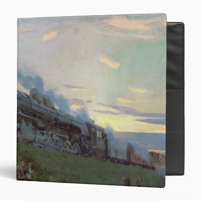 Super power steam engine, 1935 3 ring binder (Front/Inside)