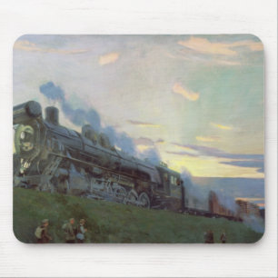 Super power steam engine, 1935 mouse pad