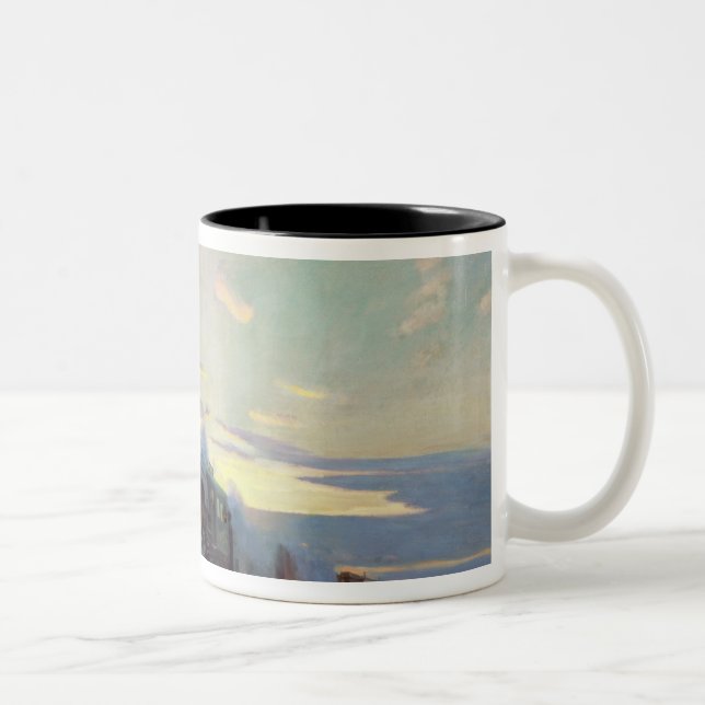 Super power steam engine, 1935 Two-Tone coffee mug (Right)