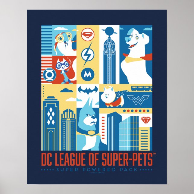 Super Powered Pack Art Deco Metropolis Poster (Front)
