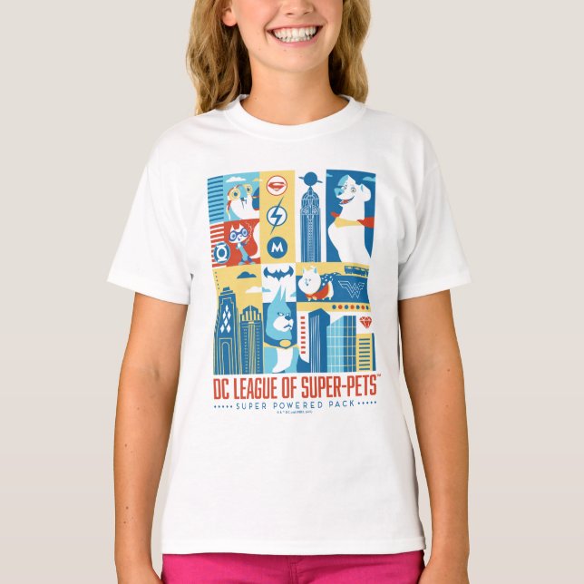 Super Powered Pack Art Deco Metropolis T-Shirt (Front)