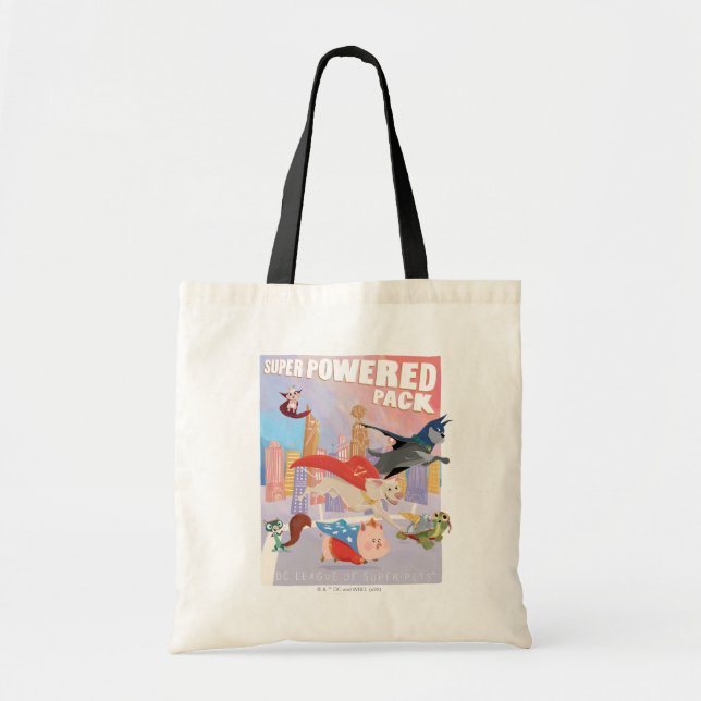 Super Powered Pack Metropolis Illustration Tote Bag (Front)
