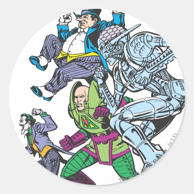 Super Powers™  Collection 13 Classic Round Sticker (Front)