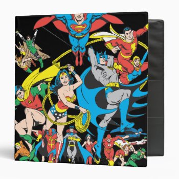 Super Powers™ Collection 4 Binder by justiceleague at Zazzle