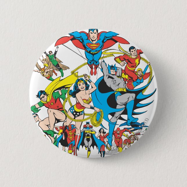Super Powers™ Collection 4 Pinback Button (Front)