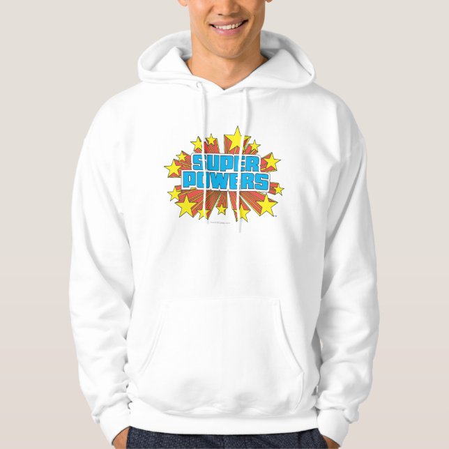 Super Powers™  Logo Blue Hoodie (Front)