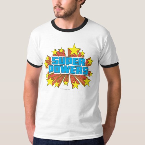 Super Powers  Logo Blue T_Shirt