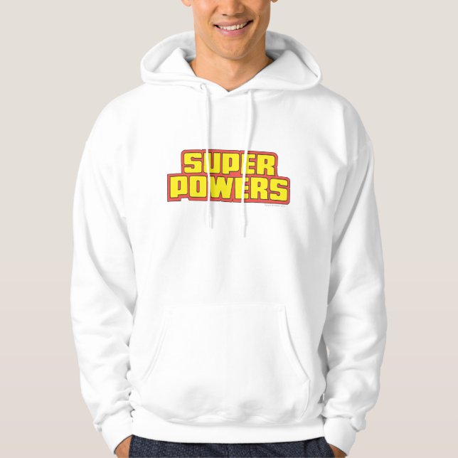 Super Powers™  Logo Yellow Hoodie (Front)