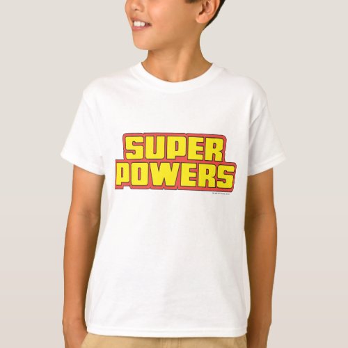 Super Powers  Logo Yellow T_Shirt