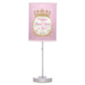 Super Pretty Personalized Princess Table Lamp (Front)