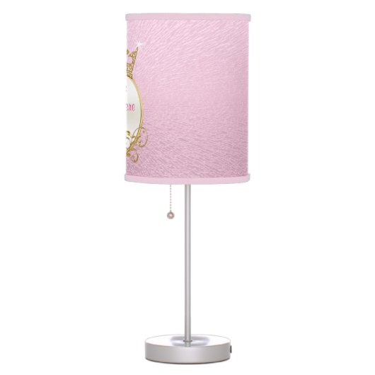 Super Pretty Personalized Princess Table Lamp (Right)