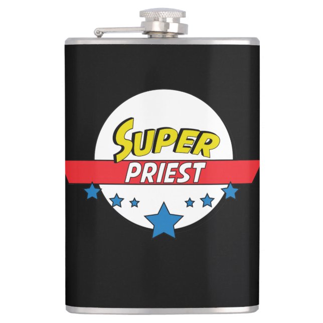 Super priest, #priest flask (Front)