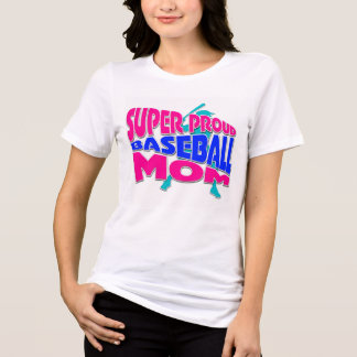 super proud baseball mom Tri-Blend shirt