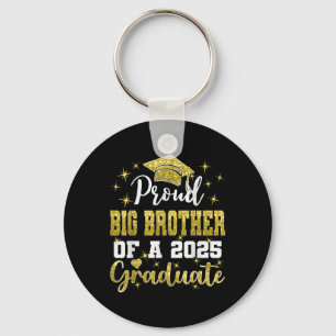Super Proud Big Brother Of 2025 Graduate Graduatio Keychain