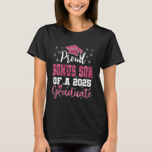 Super Proud Bonus Son of 2025 Graduate Graduation T-Shirt