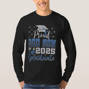 Super Proud GodSon of 2025 Graduate Awesome Family T-Shirt