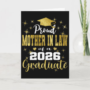Super Proud Mother In Law Of 2026 Graduate Graduat Card