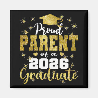 Super Proud Parent Of 2026 Graduate Senior Graduat Magnet